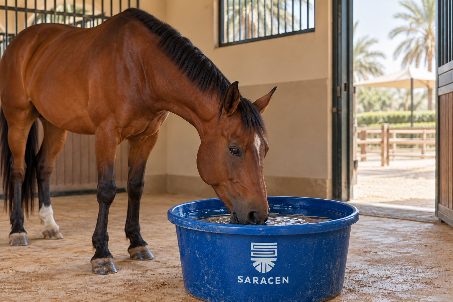 support water intake horses