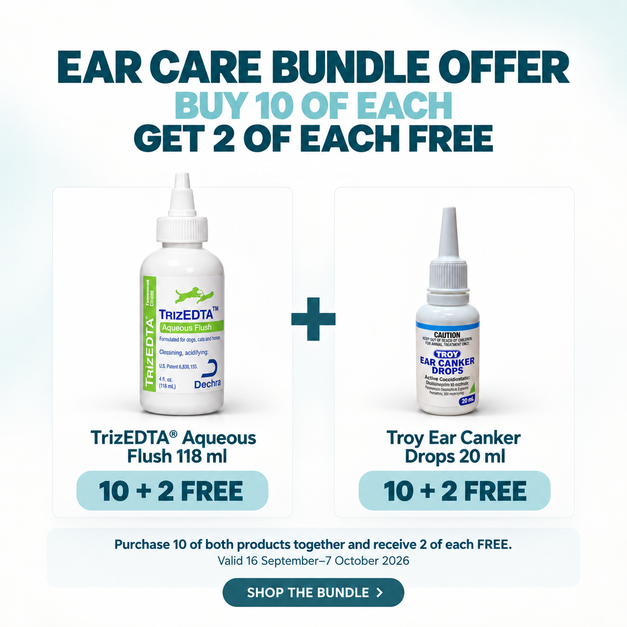 Troy Ear Canker Drops 20ml